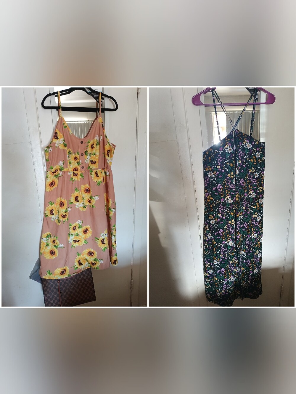 Two Floral Dresses